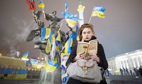 Majdan v prosinci 2013. Kdyby na Ukrajin neprobhl Majdan, ádný Havel by se...