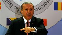 Tureck prezident Recep Tayyip Erdogan na jednn ldr balknskch stt.