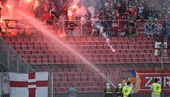 Utkání 29. kola první fotbalové ligy: Zbrojovka Brno - Sparta Praha, 11. kvtna...