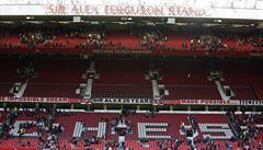Poloprázdné hledit na stadionu Manchesteru United.