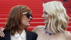 Hereky Susan Sarandon a Naomi Watts pi píchodu na zahajovací ceremoniál...