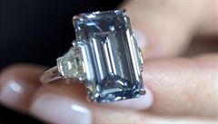 Diamant Oppenheimer Blue se v Ženevě prodal za rekordních 1,2 miliardy korun