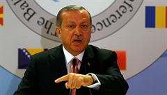Turecký prezident Recep Tayyip Erdogan na jednání lídr balkánských stát.