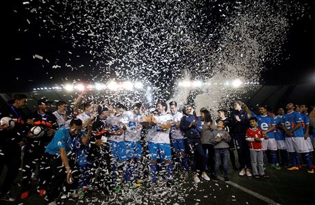 Fotbalisté v Santiagu po skonení rekordního zápasu