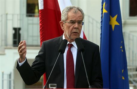 Projev nového rakouského prezidenta Alexandra Van der Bellena.