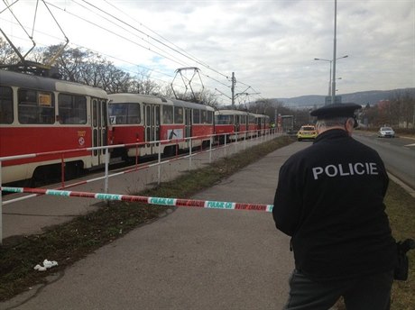 Policie na míst inu.