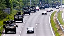 Vojenský konvoj, který má čítat přibližně 420 vojáků a 225 kusů vojenské...