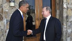 Barack Obama a Vladimir Putin