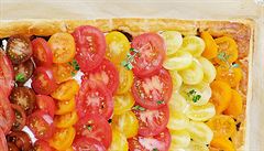 R�zné druhy raj�at vytvo�í duhový efekt