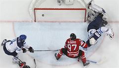 Finále MS v hokeji 2016 - Kanada vs. Finsko (gól McDavida).