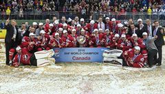 Kanadský tým slaví titul mistr svta.