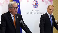 Juncker v Japonsku odmtl hrozbu Turecka: ekm, e Ankara spln zvazky