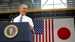 Americký prezident Barack Obama v Japonsku.