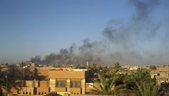 Z ostelovaných pozic IS ve Fallúdi stoupá kou.