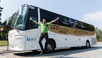 Autobus spolenosti Leo Express.
