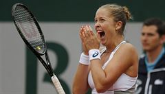 Shelby Rogersová na French Open.