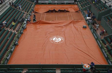 French Open trápí déšť.