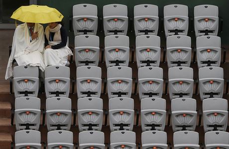 French Open trápí déšť.