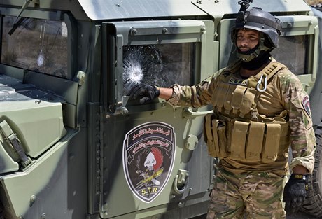 Cílem ofenzivy irácké armády je vyrvat Fallúdu z rukou Islámského státu, který...