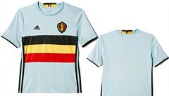 Záloní dres Belgie. Je to vbec fotbalový dres nebo cyklistické triko pro...