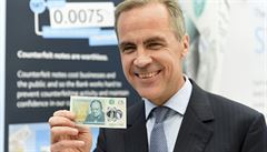 Británie přechází na plastové bankovky, první se změní pětilibrovka