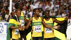 Jamajská tafeta získala na olympiád v Pekingu zlato.