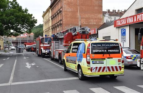 U poáru zasahovalo sedm hasiských jednotek