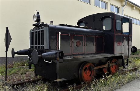 Posunovac lokomotiva BN 60 v brnnskm depu v Malomicch, kde mimo jin...