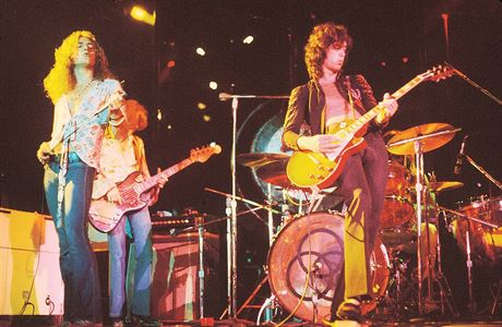 Led Zeppelin v dobch nejvt slvy.