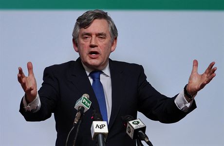 Britsk expremir Gordon Brown.