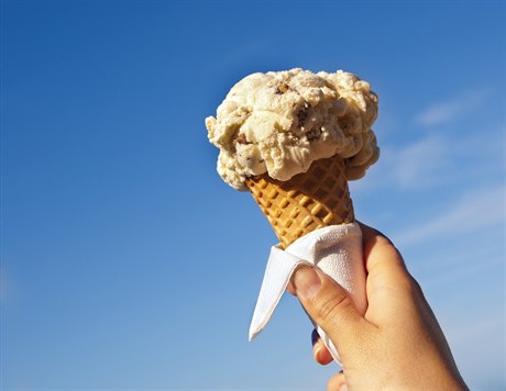 Zmrzlina v kornoutu (ilustraní foto)