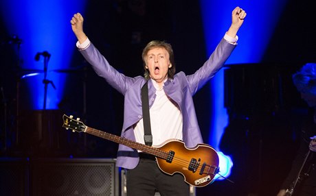 Paul McCartney vystoupil v esku.