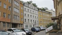 Komplex budov bývalého policejního ředitelství v Karlových Varech. Dříve sídlo...