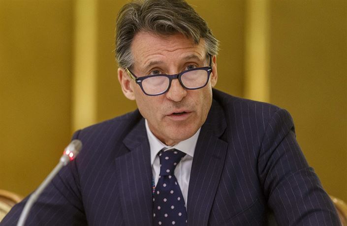 Prezident IAAF Sebastian Coe.