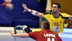 Úvodní utkání play off kvalifikace mistrovství sv�ta házenká��: �R - Makedonie...