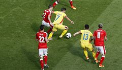 Rumunsko vs. výcarsko (penaltový zákrok na Chipciua).