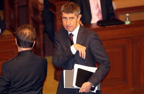 Lídr ANO Andrej Babi ve Snmovn