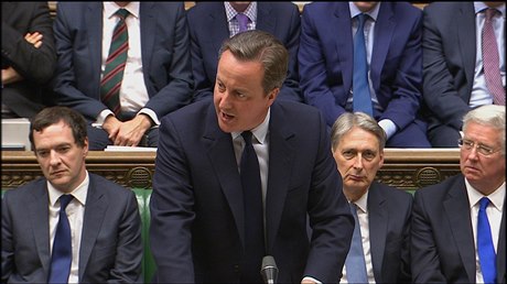 Britský premiér David Cameron poprvé od Brexitu v parlamentu.