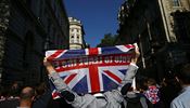 P�ed Downing Street 10 slaví p�íznivci odchodu Velké Británie z Evropské unie. | na serveru Lidovky.cz | aktu�ln� zpr�vy