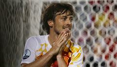 Chorvatsko vs. panlsko (David Silva).