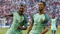Maarsko vs. Portugalsko (radost Naniho a Ronalda).