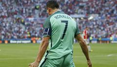 Maarsko vs. Portugalsko (Ronaldo slaví).