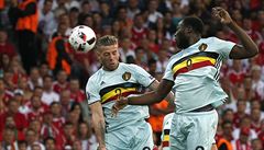 Maarsko vs. Belgie (gólová hlavika Tobyho Alderweirelda).
