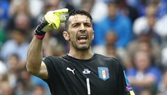 Itálie vs. panlsko (Gigi Buffon).