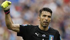 Itálie vs. panlsko (slavící Buffon)