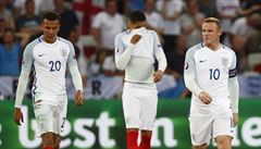 Anglie vs. Island (zklamaný Rooney a spol.)