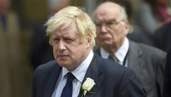 Mezi smuteními hosty byl i bývalý starosta Londýna Boris Johnson.
