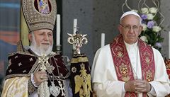 Papež František a jeho arménský protějšek patriarcha Garegin II. | na serveru Lidovky.cz | aktuální zprávy