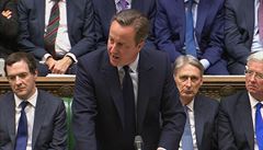 Britský premiér David Cameron poprvé od Brexitu v parlamentu.