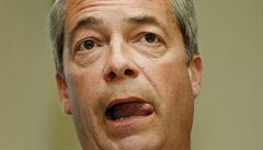 Ldr UKIP Farage rezignoval: Nejsem karirn politik, chci zpt svj ivot